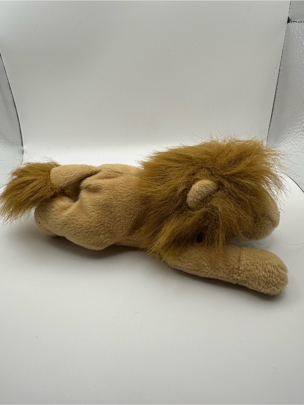NWT Kellytoy Beanpals Larry Lion Plush Beanbag, Vintage 2000 Small 6-14 inches - Picture 3 of 8